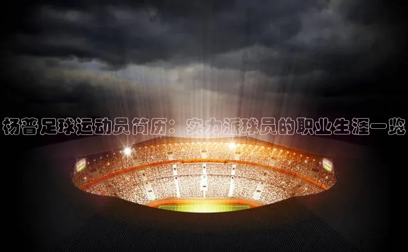 长征娱乐平台宣亚国际杨普足球运动员简历：实力派球员的职业生涯一览